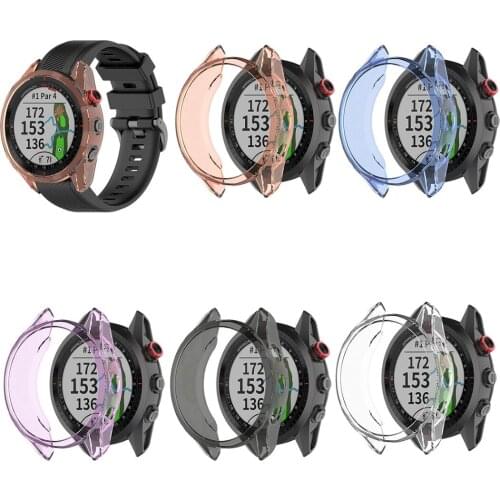 Replacement Soft TPU Watch Case Shell For Garmin Approach S62 Smart Watch Protectove Shell Cover Case Waterproof Sweatproof