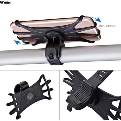 Bicycle Phone Holder For IPhone Samsung Universal Mobile Phone Holder Bike Handlebar Clip Stand GPS Mount Bracket Phone Holder
