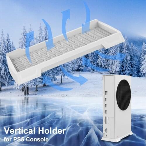 Game Console Vertical Holder Console Cooling Stand Plastic Vertical Holder Host Simple Support Base For Sony For Xbox Series S