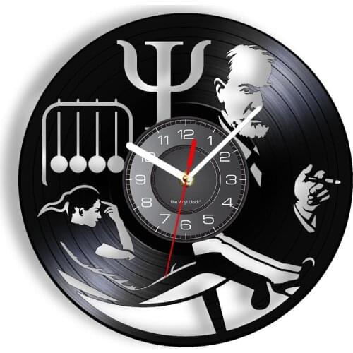 Hypnotist Inspired Vinyl Wall Clock Pressure-dealing EXpert Psychologist Sleeping Helper Hypnosis Tool Creative Wall Watch Decor
