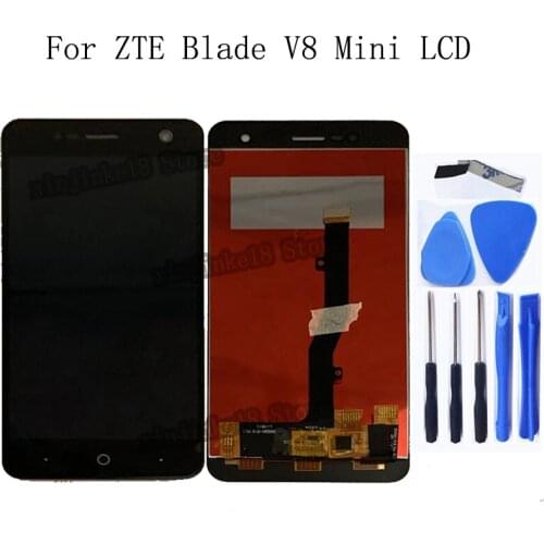 5.0" high quality For ZTE Blade V8 Mini LCD Display Touch Screen digitizer Assembly For zte V8 mini LCD Phone Parts Repair kit