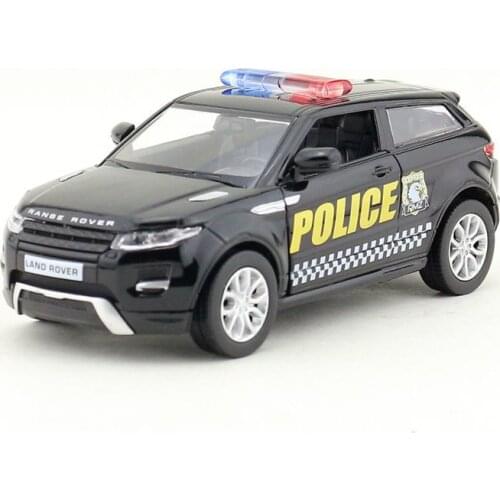 1:36 High Simulation Land Aurora SUV Alloy Police mini Car Metal Child Toy Model for children gifts