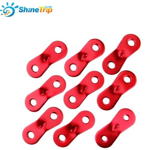 10pcs Tent Rope Buckle Aluminum Alloy Outdoor Tent Wind Stopper Adjustable Buckle Tentorial Wigwam Buckles