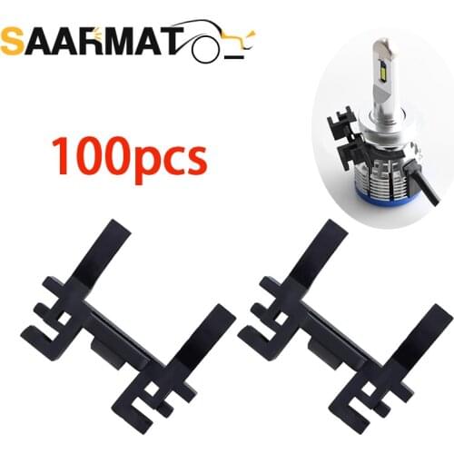 100× Car H7 LED Headlight Bulb Holder Base Adapter For Ford 2017 Focus Low Beam Headlamp Mount For Land Rover Discovery FIAT 500