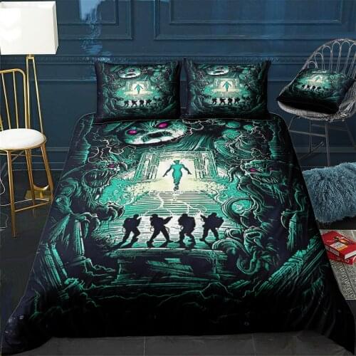 GHOSTBUSTERS Duvet Cover Comfortable Quilt Home Decora Design Universal Bedding Set Bedclothes+Pillowcase 3pcs
