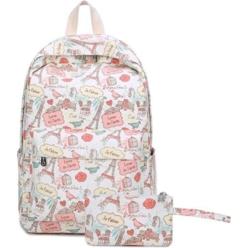 Fashion 2019 Backpack Women Preppy School Bags For Teenagers Backpack Female Canvas Travel Bags Girls School Backpack Mochilas