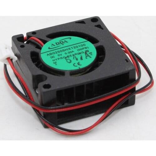 AB02505HX120100 New For Adda 2512 5V 0.2A 2.5CM Micro-Blower Cooling Fan