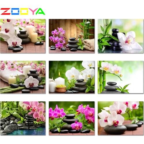 Paintings Picture 5D Diamond Mosaic Orchid Diamond Paintings Embroidery New Orchidee Diamond Embroidery Diy Crystal Full 2Jh11