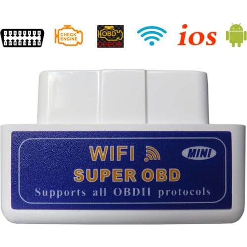 OBD2 Scanner Mini ELM327 Wifi V1.5 Car Diagnostic Scanner For Android/iOS ELM 327 V 1.5 WI-FI OBD 2 Auto Diagnostic tools