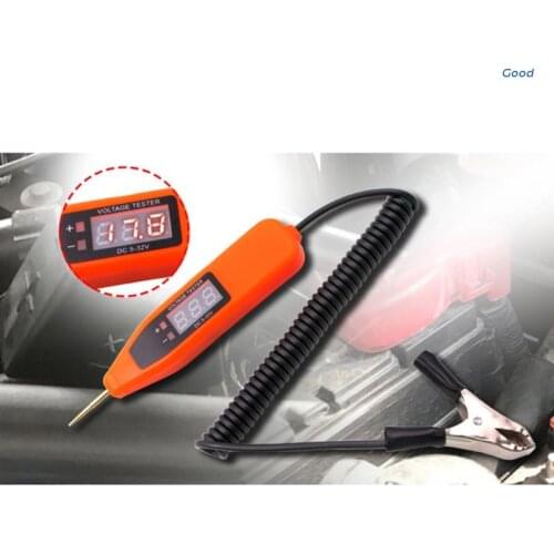 Car Electrical Voltage-Circuit Tester Pencil Diagnostic Tool Digital LCD Test