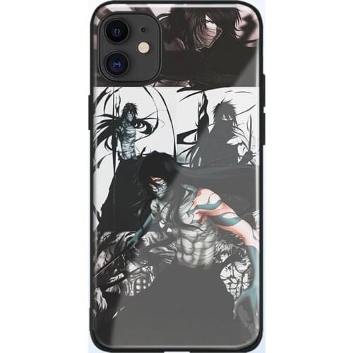 Ichigo Kurosaki BLEACH anime phone case glass shell for iPhone SE 6s 7 8 x xr xs 11 pro max Samsung S note 8 9 10 20 ultra Plus