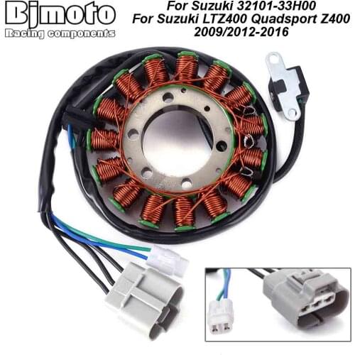 BJMOTO Engine Stator Coil For Suzuki LTZ400 LT Z400 Quadsport Z400 Ignition Generator Magneto Charging Stator Coils 32101-33H00