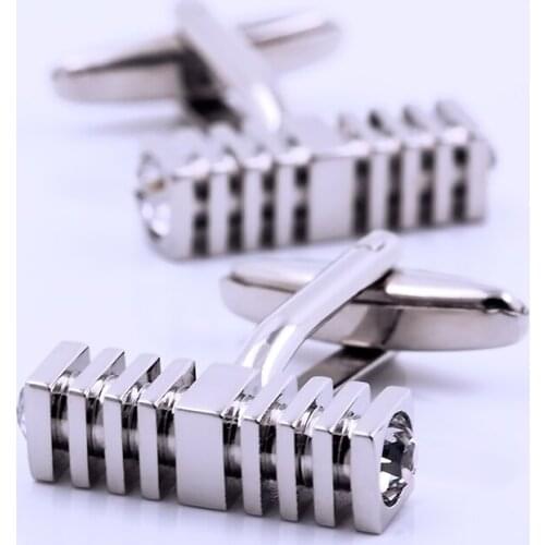KFLK jewelry for mens brand of high quality shirt cufflink cuboid cufflinks fashion wedding gift button guests