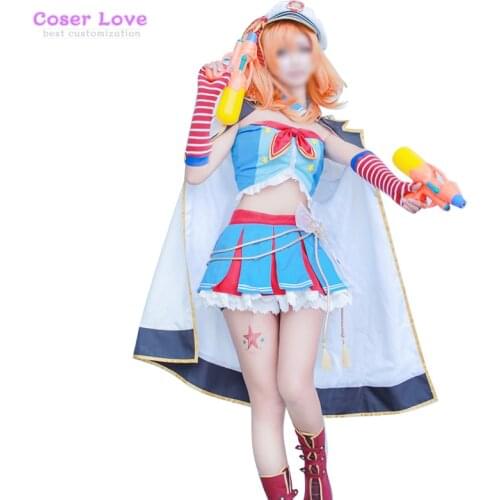 Lovelive Honoka Kousaka Navy Awaken Uniforms Cosplay costume Carnaval party Halloween costume Christmas