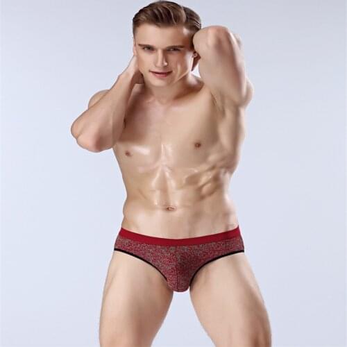 Mens Triangle Breathable Underwear Wholesale Ice Silk Mens Elastic Casual Pants 3pcs/lot