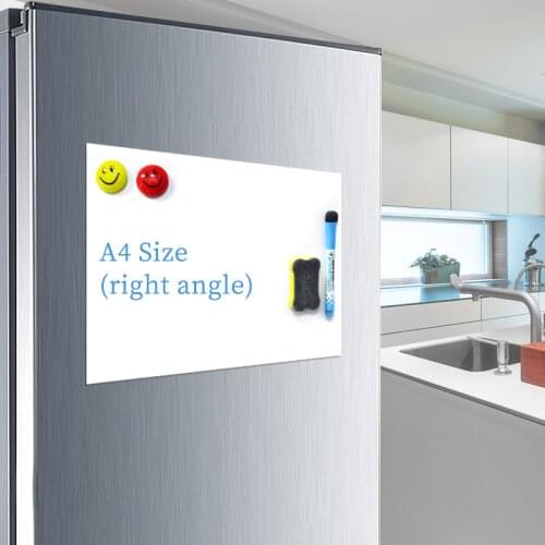 Magnet whiteboard A4 soft magnetic board, Dry Erase drawing and recording board For Fridge Refrigerator