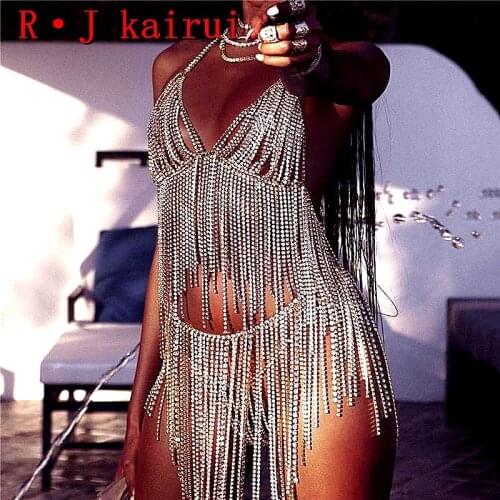 New RJRH03 Fashion Women Handmade Rhinestone Chains Jewelry Bling Crystal Beads Top Hip Belly Costume Jewelry 3 Colors