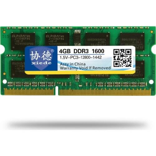New xiede Laptop Memory Ram DDR2 DDR3 667 800 1333 1600 Mhz 8GB 4GB 2GB 1GB For Intel Notebook Sodimm Memoria DDR 2 3 RAMS