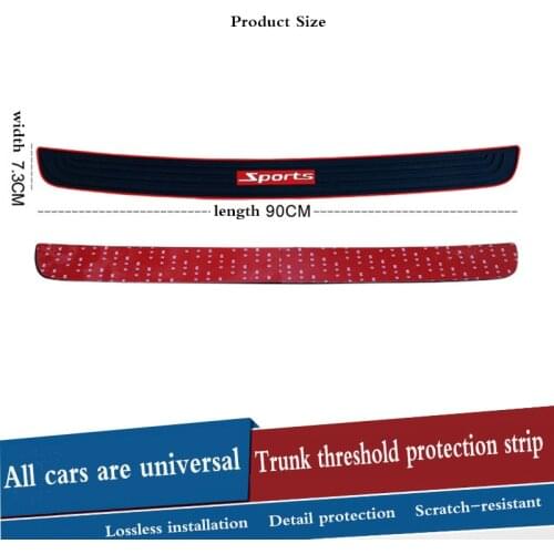 Car Trunk Door Crash Protection Strip Car Styling Scratch Protection Strip For DACIA logan duster sandero lodgy sandero dokker