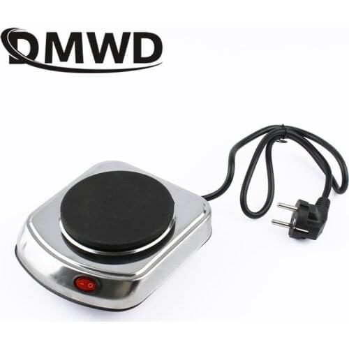 Portable Electric Coffee Heating Furnace Oven Mini 500W Stainless Steel Moka Heater Stove Stew Pot Hot Milk Water Cooker EU Plug