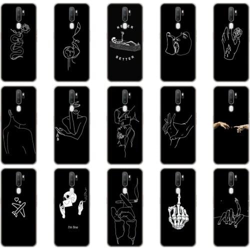 Silicon Case For Oppo A9 A5 2020 Case Painting Soft TPU Back Phone Cover For OPPOA9 OPPOA5 A 9 Coque A 5 6.5" Protective Fundas