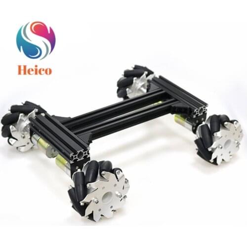 Mecanum Wheel Heavy Metal Smart Car Chassis With 37mm 12v Servo for Robot Omnidirectional Wheels Development Platform DIY Kit