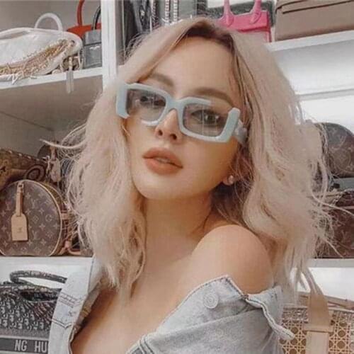 Fashion Luxury Brand Designer Vintage Small Frame Square Sunglasses Women Men Popular Travel ins Sun Glasses Steampunk Shades