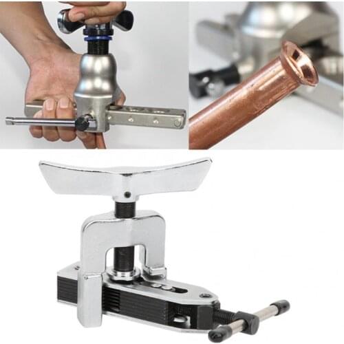 Universal Manual Tube Expander Flaring Tool Kit with Holder Air Conditioner Copper Pipe Reamer for Air Conditioners