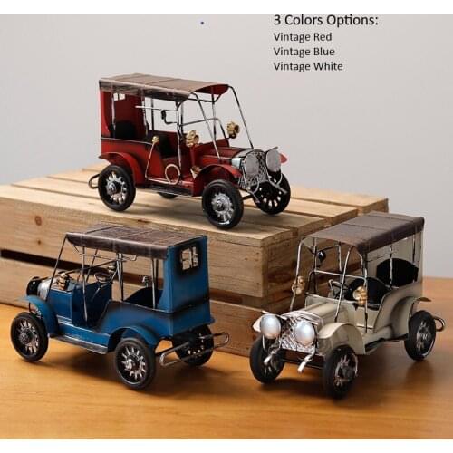 Vintage car model home decoration iron car wine cabinet decoration decoration living room handicraft decoration gifts