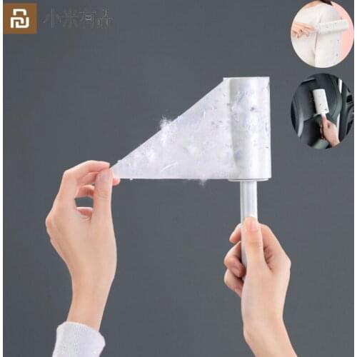 Youpin Clothes Coat Sticky Lint Roller Dog Pet Hair Remover Hair Stick Set Reusable Cleaning Brush Dust Sticky Cleaner Device