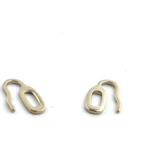 100pcs(50Pairs) Eyeglasses Eyewear Nose Pad Arm Stainless Steel Nose Pad Holder Glasses repair Accessories