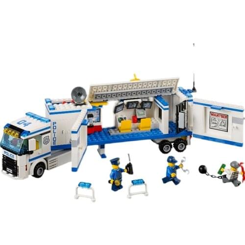 10420 City Series Mobile Police Station 60044 Childrens Building Block Toy Gifts