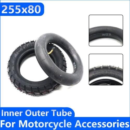 255x80 Tire TUOVT Inner Tube Outer Tyre for Kugoo M4 Pro Quick 3 Zero 10X Inokim OX Electric Scooter 10x2.50/3.0 Off-Raod Tyre