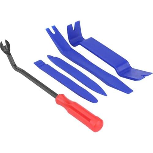 5pcs/set Auto Radio Install Tool Hard Plastic Car Stereo Radio Door Clip Panel Dashboard Trim Removal Install Tool Set