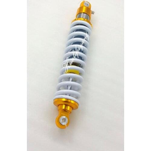 9mm spring new 370mm Rear Shock Absorber for YAMAHA HONDA SUZUKI KAWASAKI QUAD DIRTBIKE ATV colour white&gold