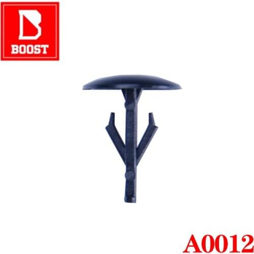 BOOST 100Pcs Plastic Vehicle Fastener Retainer Rivet Bumper Clips Door Panel Fender High quality Automotive Multifunctional Rive