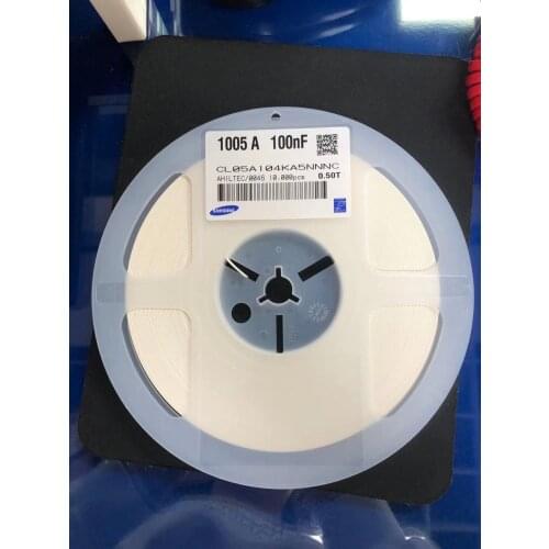 CL05A104KA5NNNC SMD capacitor 0402 104K 25V 10% X5R 100NF CL05A104KA5NNNC Original spot NL453232T-470J-PF SMD plastic package