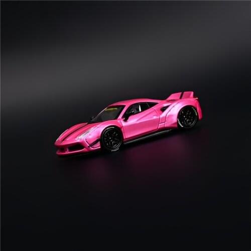 CM Model 1:64 LBWK LB Performance 488 Ducktail Pink Diecast Model Car