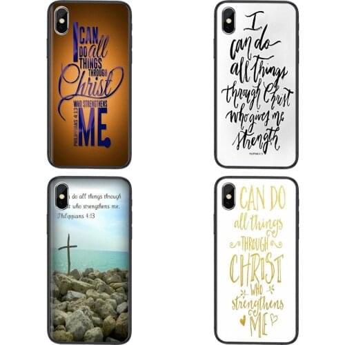 For Galaxy A02 A22 A71 A51 A50 A42 A40 A32 A31 A30S A21S A20 A20S A20E A12 5G Bible Verse I Can Do All Things Buy Black