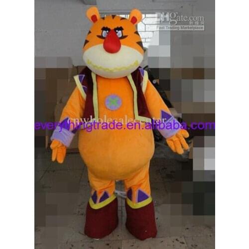 Hot sale Foam Cartoon Character Adult lovely big tiger Mascot Costume fancy dress Halloween party costume