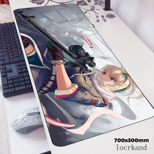 Girls Frontline mouse pads 70x30cm cute pad to mouse notbook computer mousepad Gift pc gaming mousepad gamer keyboard mouse mat