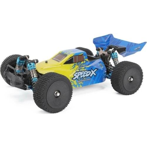 Genuine Xlf F16 Rtr 1/14 2.4ghz 4wd 60km/h Metal Chassis Rc Car Full Proportional high-speed Vehicles Model Blue+extra Tires
