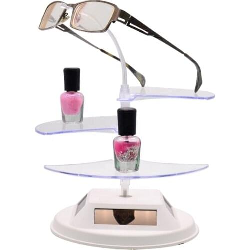 White acrylic rotating locking eyewear display stands,rotating sunglass display holder,display stands