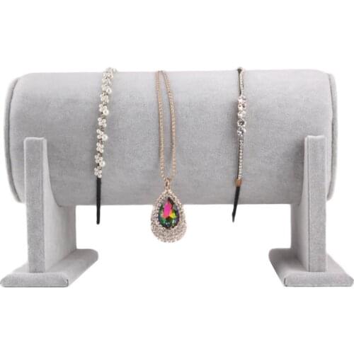 Portable Velvet Hairclip Headband Hair Hoop Headdress Organizer Jewelry Display Holder Bracelet Watch Display Stand Holde