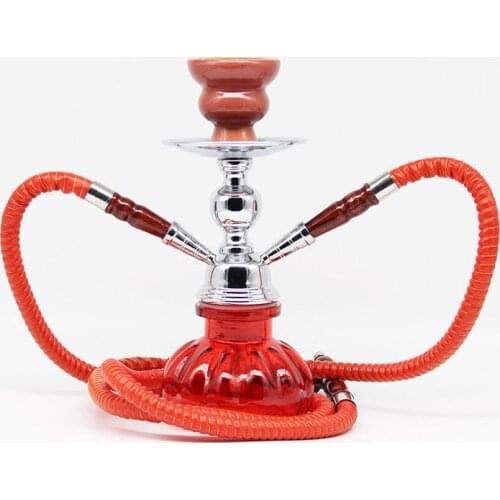 Portable Glass Hookah Set for Smoking Shisha Narguile Chicha Sheesha with Hose Bowl Water Pipe Gadget for Men Apply To Ktv Bar