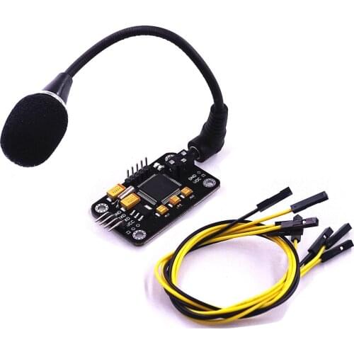 Durable Control Voice Recognition Module Universal Black Voice Jumper Cable With High Sensitivity Microphone Tools For Arduino