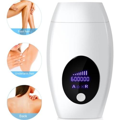 600000 flash professional permanent IPL Laser Depilator LCD laser hair removal Photoepilator women painless hair remover machine