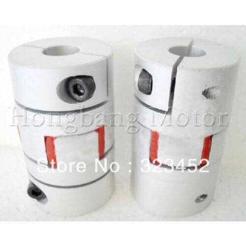 2PCS CNC Coupling Flexible 18x20mm D40L66 Jaw Spider Plum Coupling Shaft Coupler