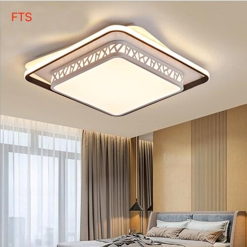 Living room lamp led atmospheric lamp modern minimalist ceiling lamp bedroom lamp three rooms two halls 2019 new chandelier