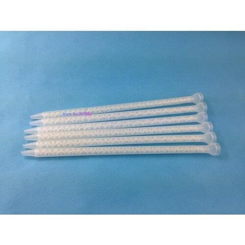 100pcs/lot MS08-32 Static Mixer Bell mouth inlet Mixing Nozzle 8mm ID x 32 EL For Duo Pack Epoxies , COLOR RANDOM